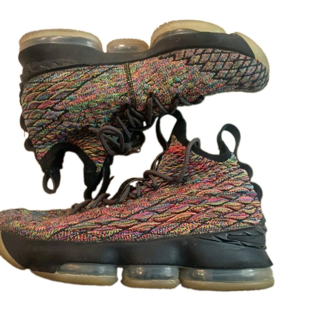 Nike Lebron 15 XV Four Horseman Multicolor black Size 6.5 Y